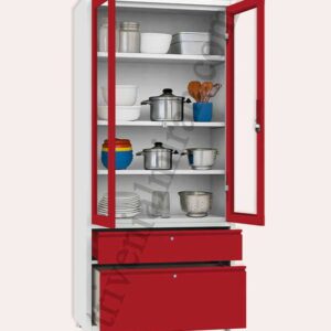 annapurna 5 model for kitchen use with glass door and lock