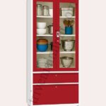 annapurna 5 model for kitchen use with glass door and lock
