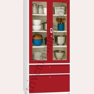 annapurna 5 model for kitchen use with glass door and lock